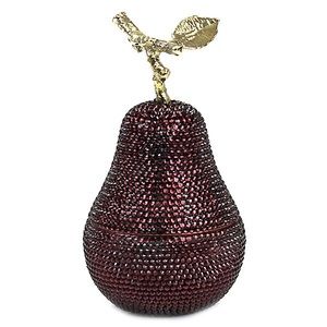DL & Co SWAROVSKI AUBERGINE PEAR CANDLE
